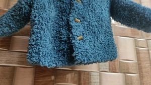 Cozy Blue Baby Cardigan