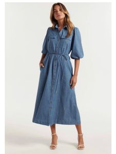 Denim Shirt Dress