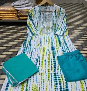 Green Kurta Set