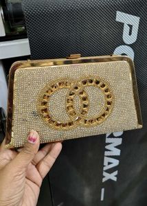 🔥😍party wear clutch purse handbag double sided