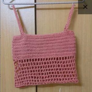 Crochet Pink Top