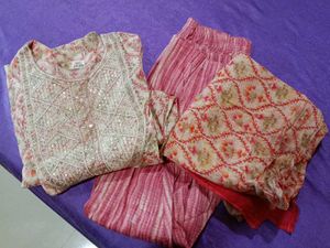 Naira cut Kurta Pant Set