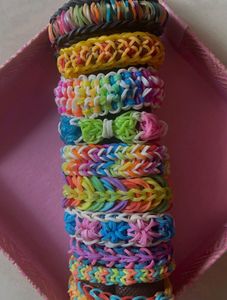Loom band handmade bracelets