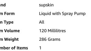 SUPSKIN Face Toner with Glutathione Aloe Vera