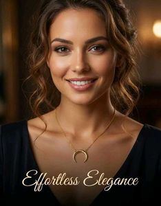 Delicate Crescent Moon Necklace