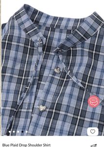 Blue Plaid Mini Skirt