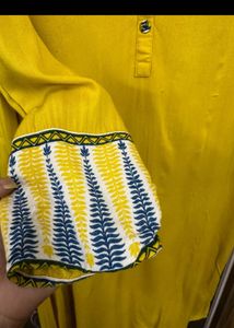 Mustard Yellow Kurti