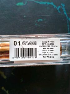 Swiss Beautygel Lipstick Colour Change