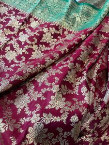 Pure Silk Handloom Jungla Banarasi