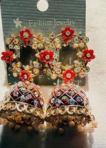 Flower Studded Earrings🌺🌺
