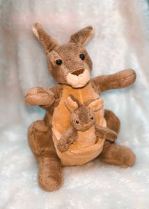 Kangaroo Plush with Baby