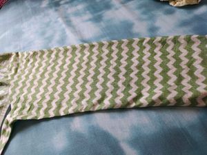 Women Green Crepe Kurta
