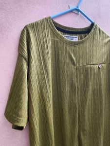 Olive Green Pocket Tee