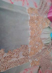 grey side cut kurti