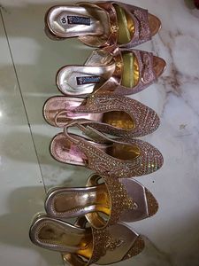Sparkly Gold Mideri Heels