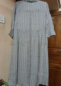 GREY FLORAL DRESS