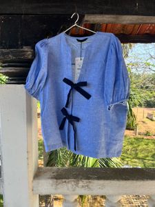 Zara Blue Top