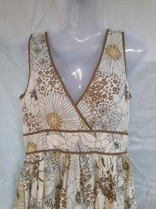 Floral Print Sleeveless Dress