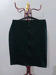 Green miniskirt