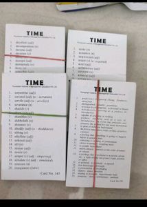 TIME coaching Study Material For CAT + Vocab Cards