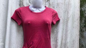 50108. Knot Detail T-Shirt Dress