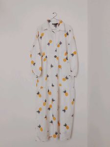 New Pineapple Printed Dress