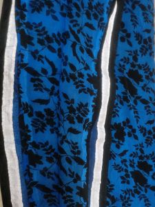 Floral &amp; Striped Fabric Piece