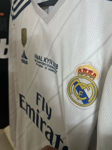 Ronaldo farewell madrid 5th UCL football jersey