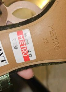 Metro Embellished Green Heels.
