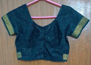 Black Blouse With Golden Border