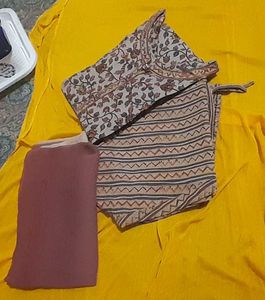 Floral Print Kurti Set