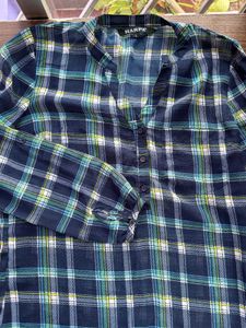 Blue Georgette Shirt