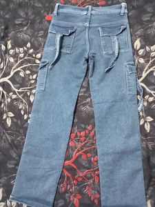 Cargo Style Jeans denim