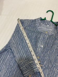 Striped Shirt Dress