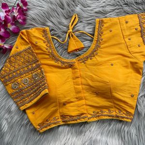 Fancy Partywear hand Aariwork Blouse*