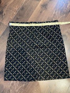 Anchor Print Mini Skirt