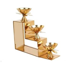 Pure Brass 3 Step Diya Peetal Ka Dia