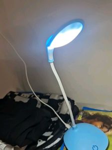 Blue LED Desk Lamp.