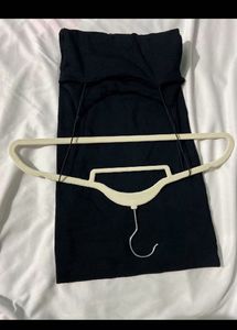 zara fitted dress in black ☻