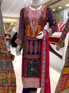 Heavy Foux Georgette Pakistani Suite