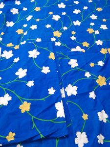 Floral Pattern Double Bedsheet