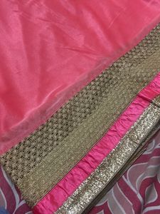 A Part Wear Saree With Blouse