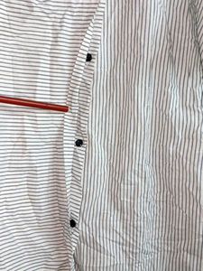 Stylish Formal Shirt Button Down Top Stripped