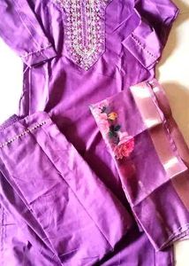 New Kurta With Bottom And Dupatta Set