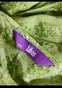 Libas Green Printed Kurti Set
