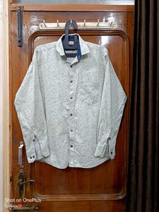 Men's Light Green Casual Shirt