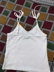 Ribbed Tie-Strap Tank