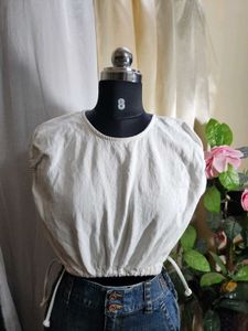 Flash Sale!!Zara White Crop Top