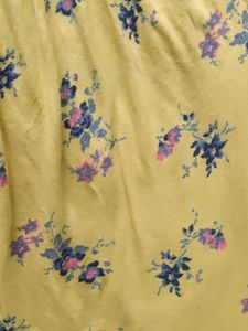 Mustard Yellow Floral Top For Women