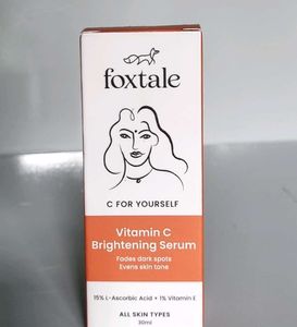 Foxtale brightening vitamin C serum